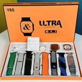 Y80 ULTRA Smart Watch Price in Pakistan | High-Definition, Large Screen with 8 Strap Combination + Case