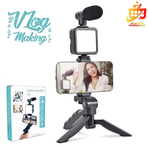 Vlogging Made Easy: All-in-One Smartphone Kit for Stunning Videos